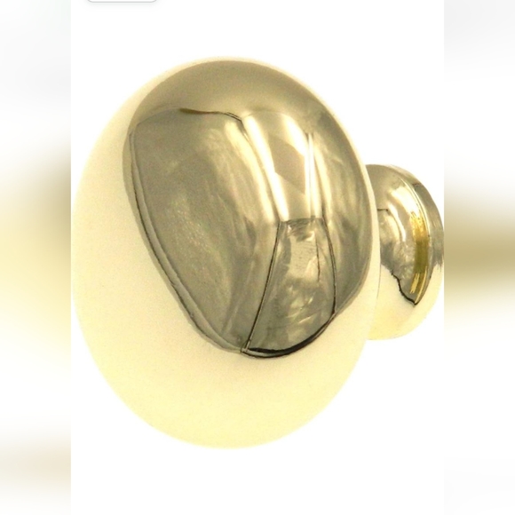 Amerock Classics Polished Brass 1 1/4" Mushroom Cabinet Pull Knob BP771-3 New - Picture 2 of 4